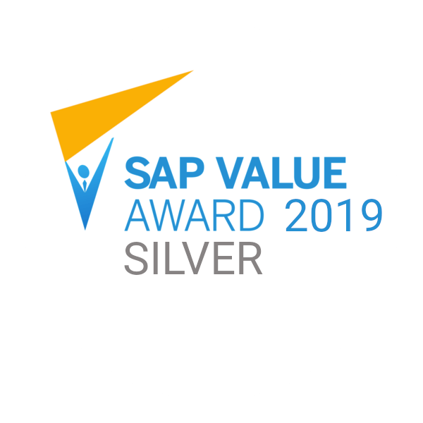 Серебряный призер конкурса SAP Value Award 2019